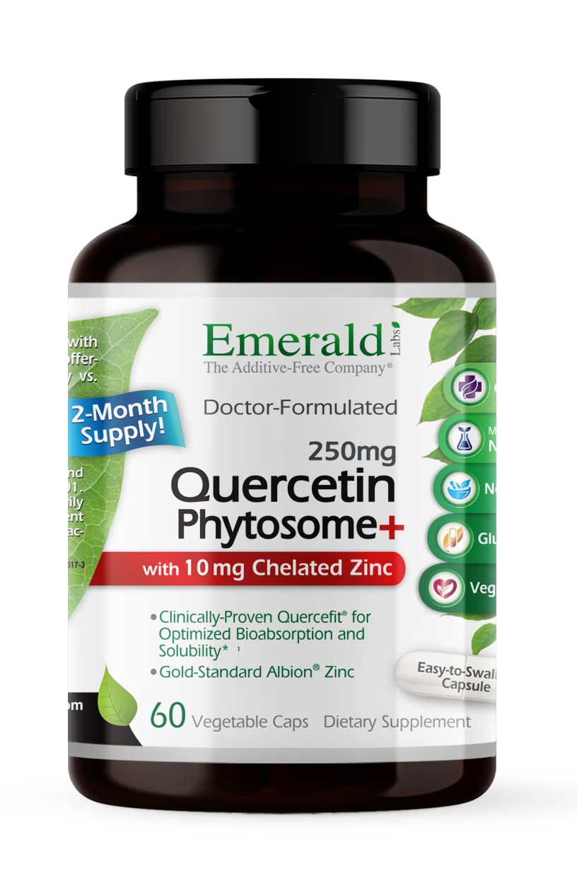 Emerald Labs Quercetin Phytosome Plus bottle and label
