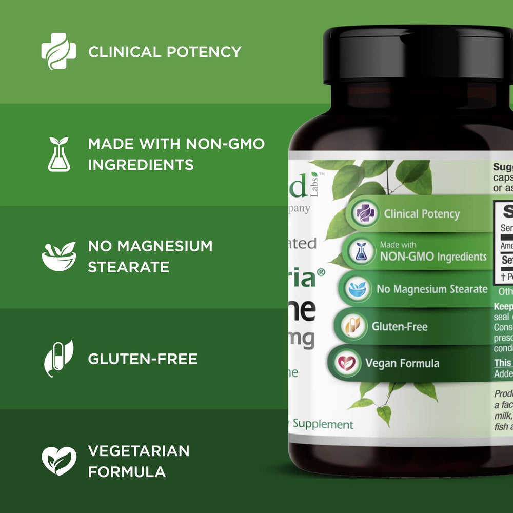 Gluten-free label on Setria L-Glutathione bottle