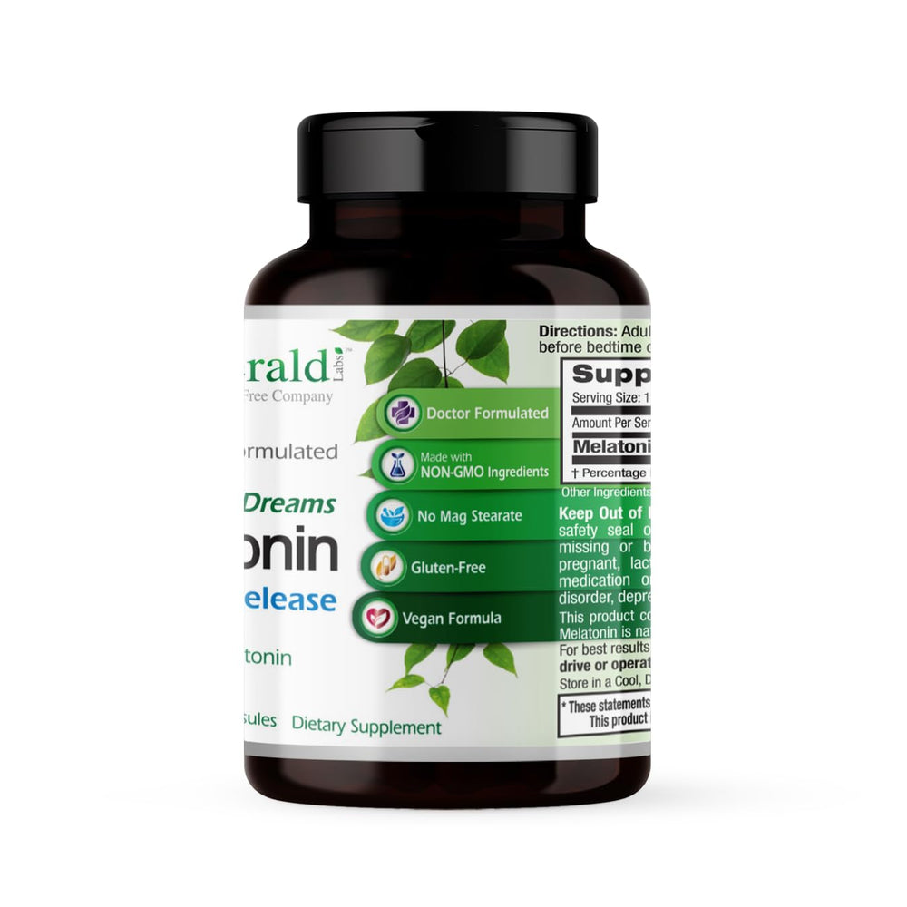 Time-release melatonin mechanism illustration