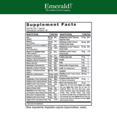 Close-up of Emerald Labs Women's 1-Daily Multi container