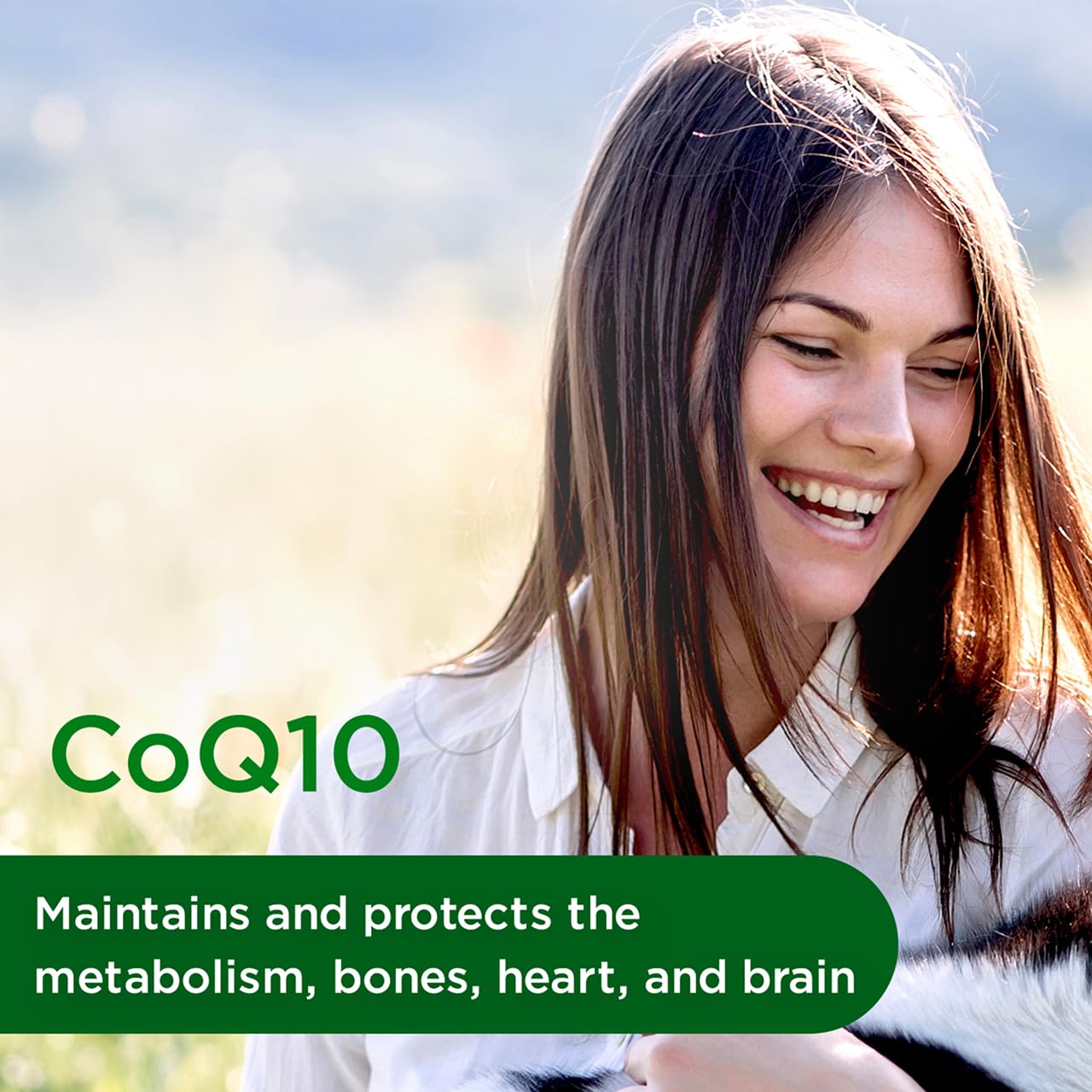 Nutritional ingredients label for EMERALD LABS Women's 45+ 1-Daily Multi