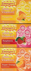 Emergen-C 1000 mg Vitamin C drink mix – 90-pack assorted value box