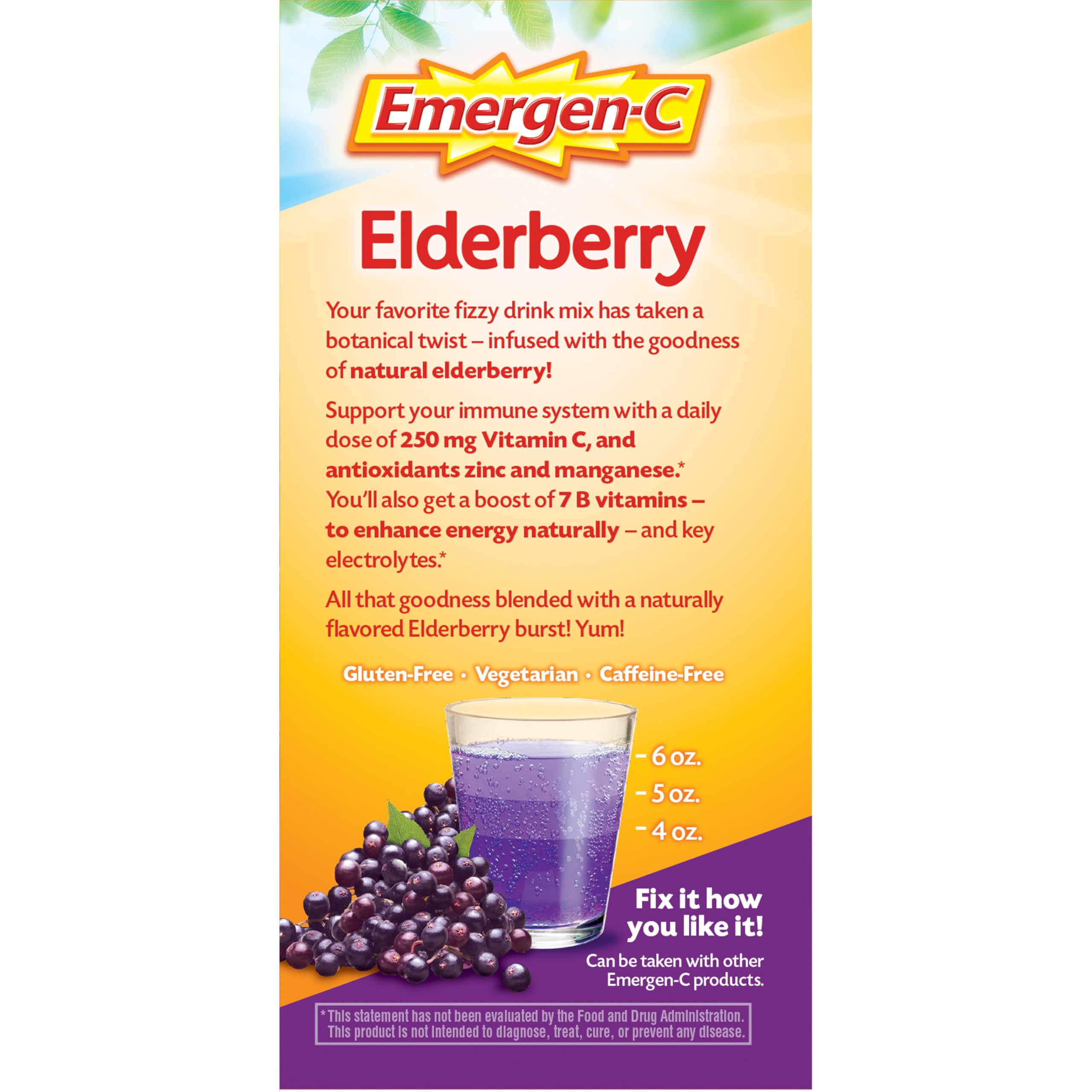 On-the-go sachets for daily immune support