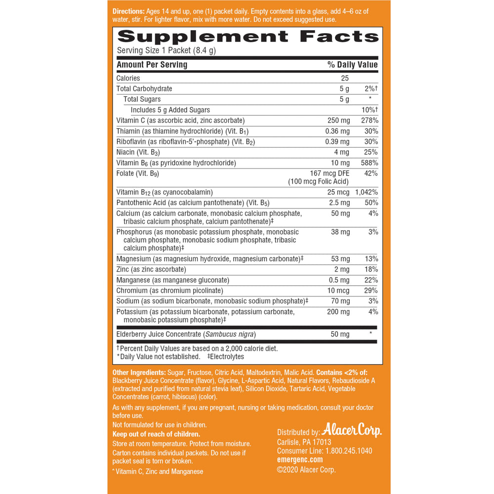 Vegetarian, gluten-free, caffeine-free drink mix