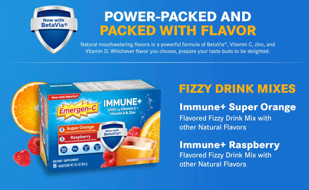 90-pack box of Emergen-C Immune+