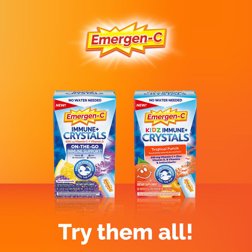 Emergen-C Immune Plus Crystals no water needed for use