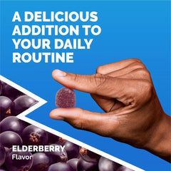 Nutrition facts for Emergen-C Immune+ Elderberry Gummies