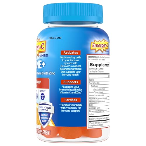 Back-to-school scene with Emergen-C Immune+ for quick wellness support during study days.