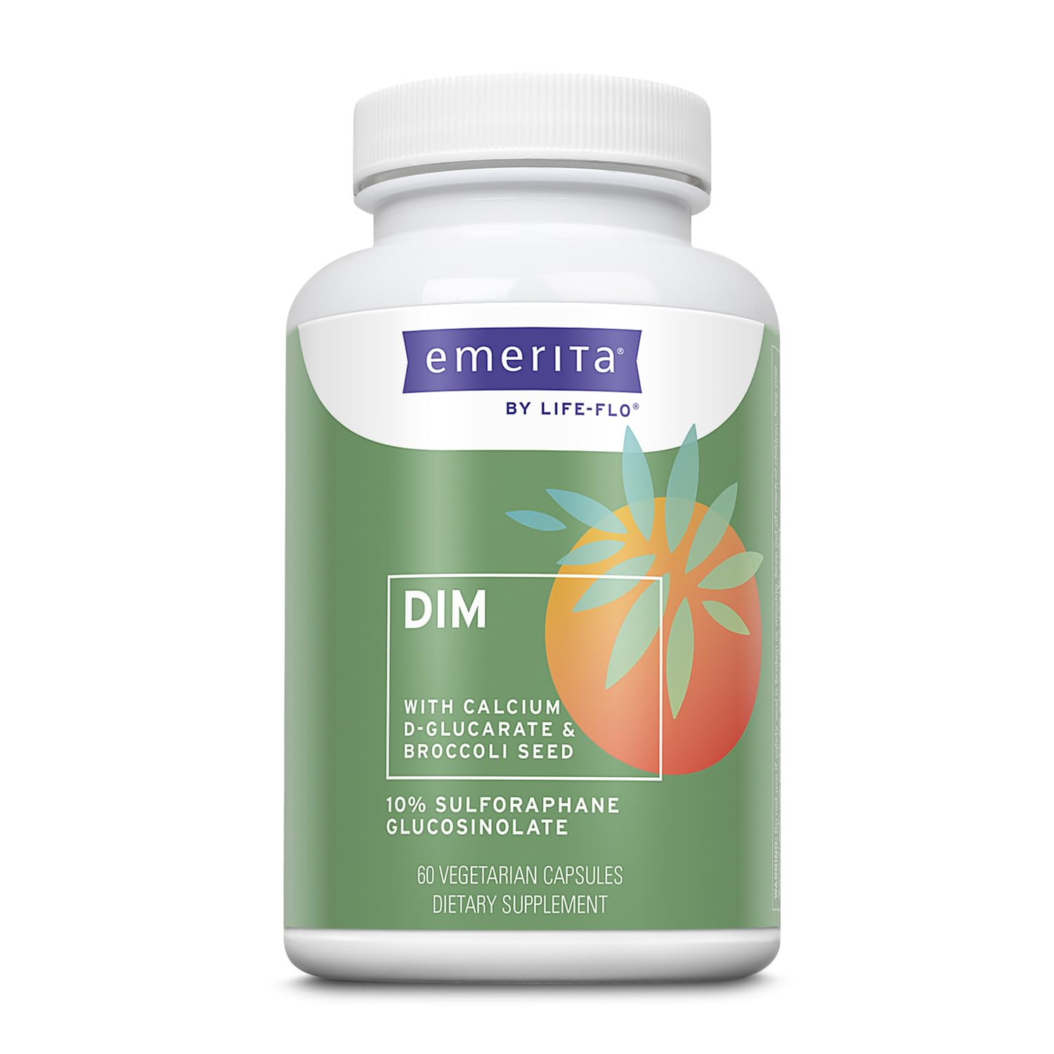 Emerita Life-flo DIM supplement bottle