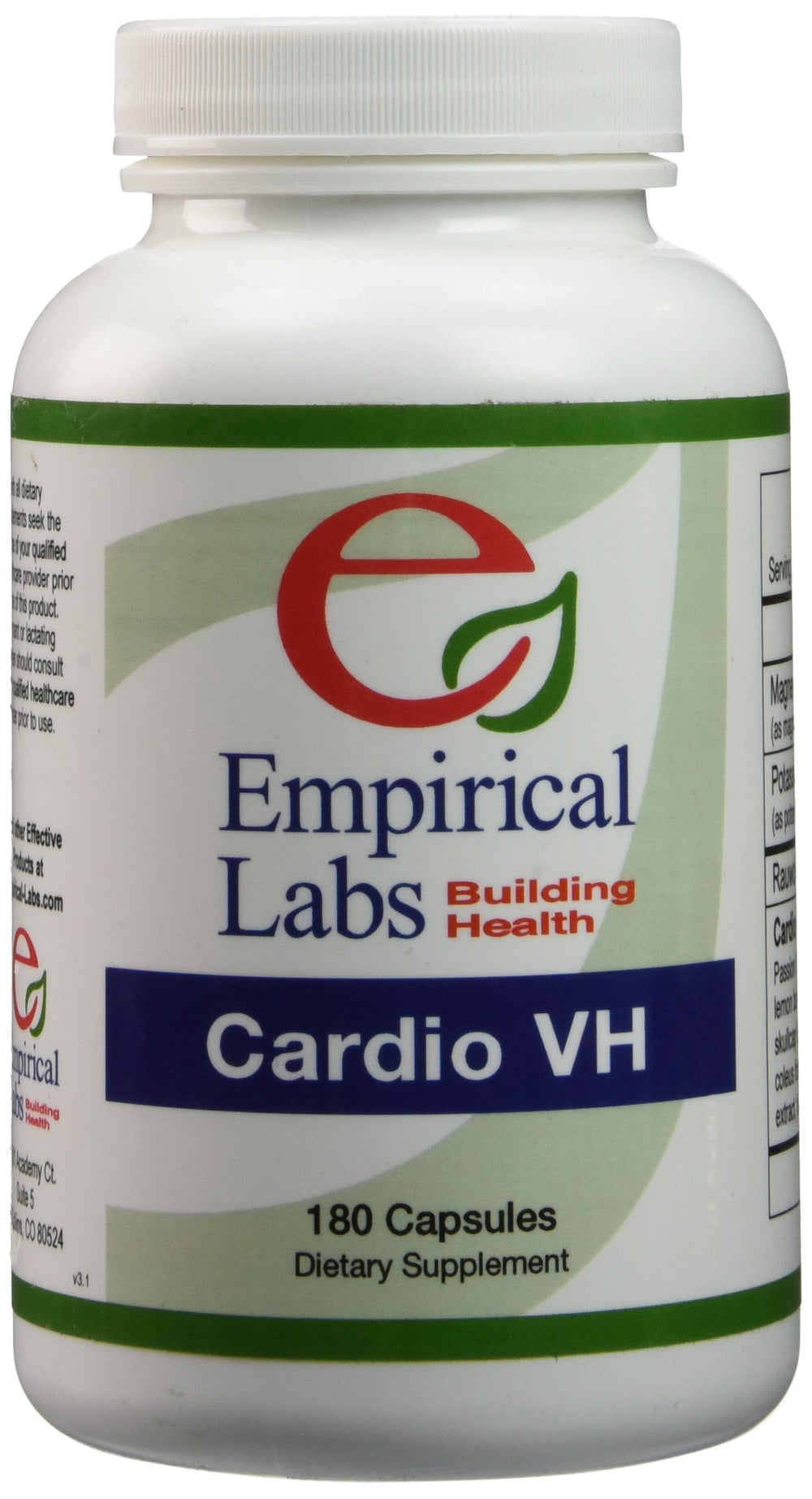 Empirical Labs Cardio VH 180 Caps bottle