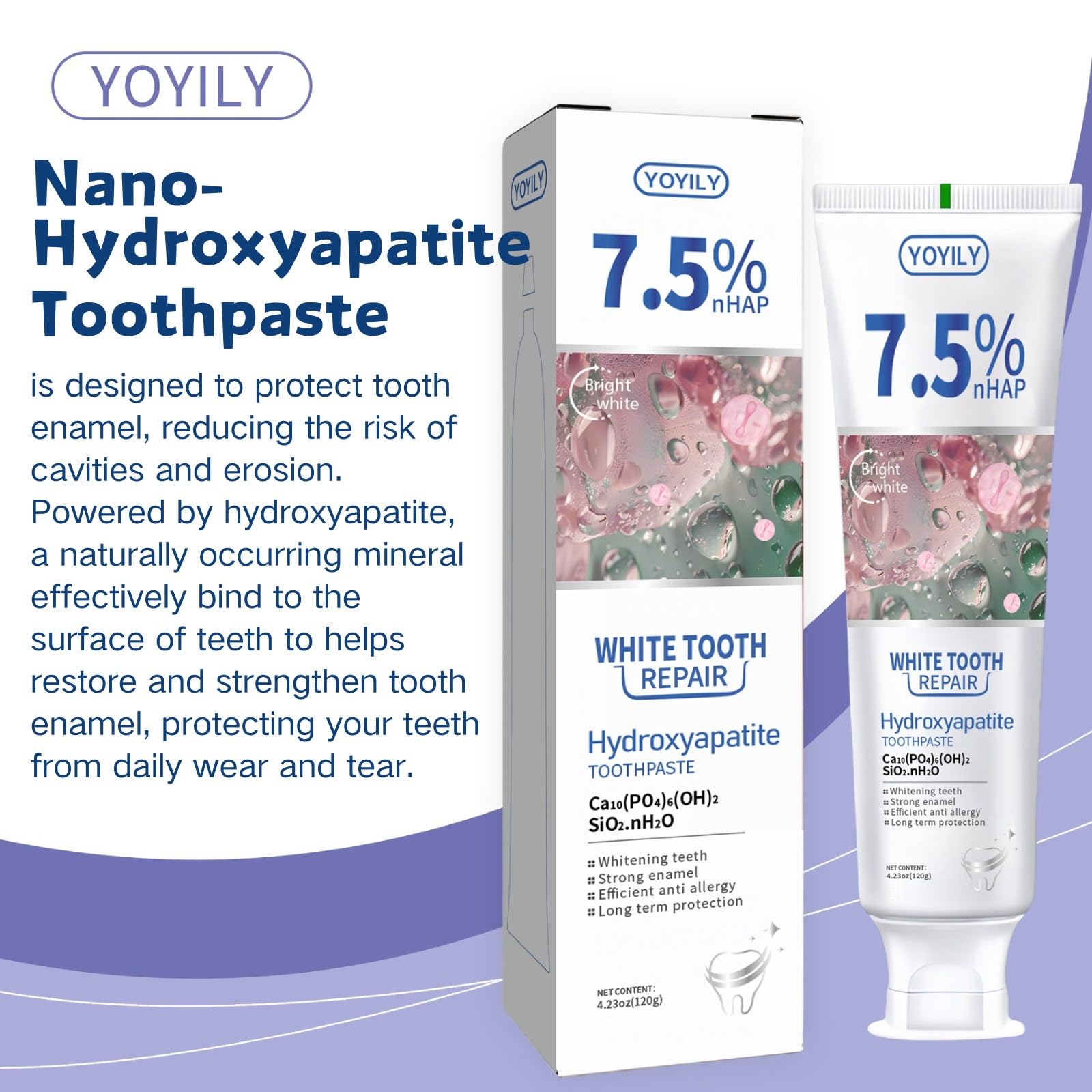 Enamel protection with hydroxyapatite
