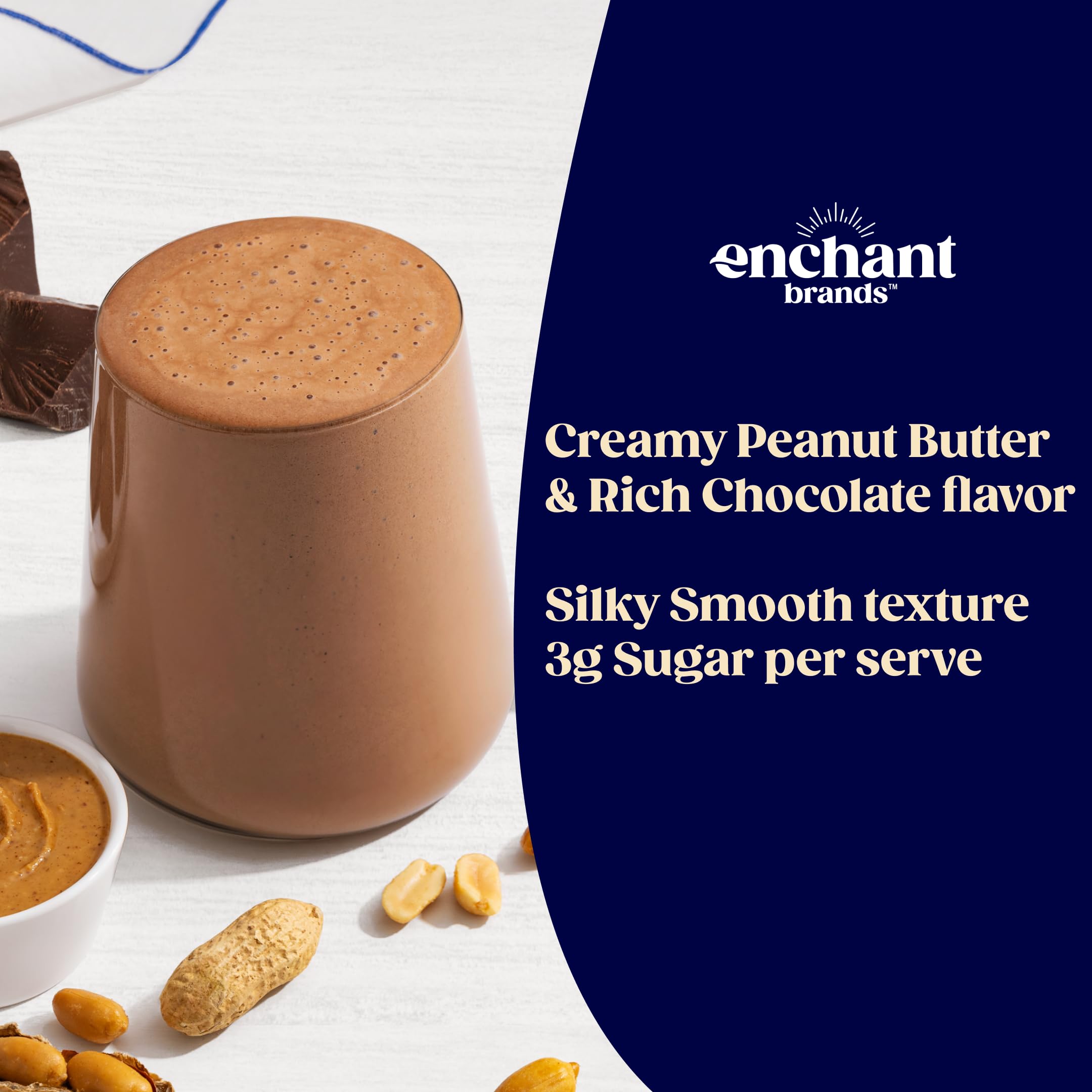 Plant-based vegan, dairy-free protein powder packaging