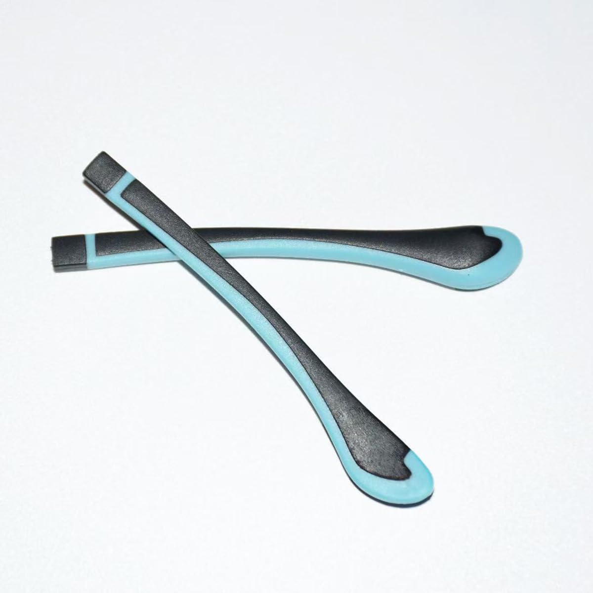 Eyeglass end tips being fitted onto the temple