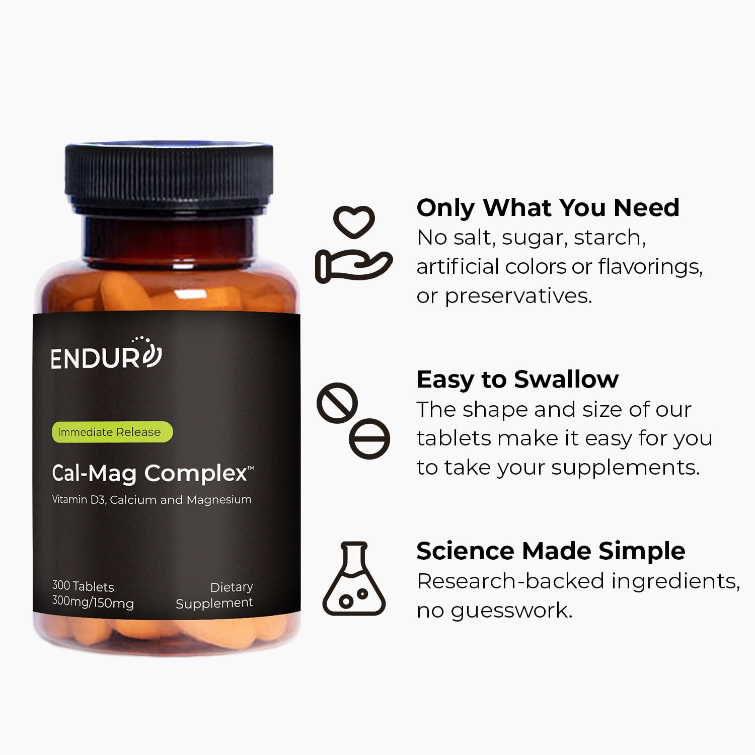 Active lifestyle imagery featuring Endur Cal-Mag Complex