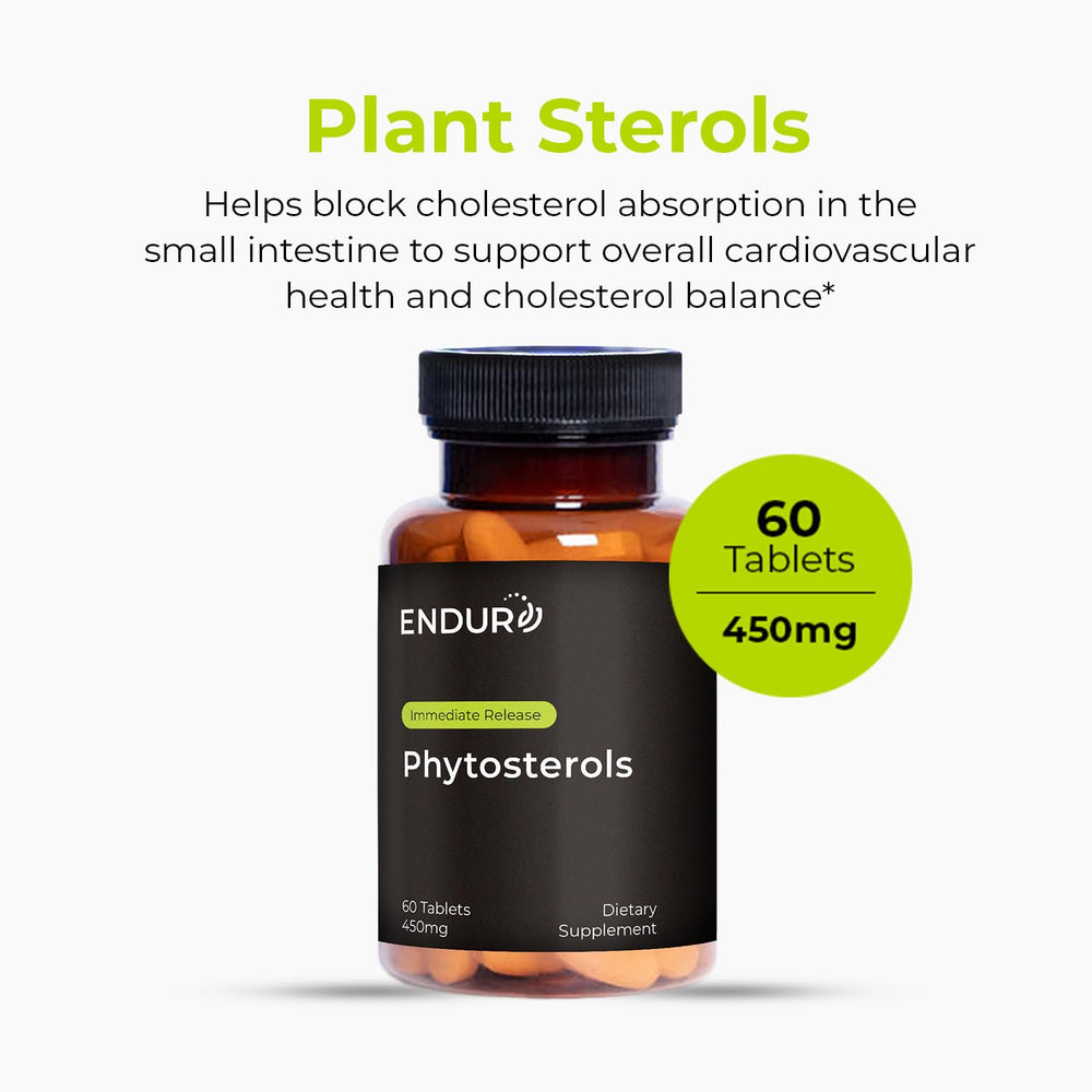 Endur Phytosterols bottle side view