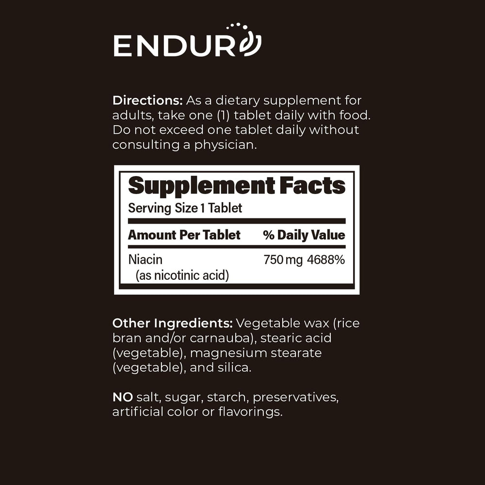 Made in USA label on ENDUR-ACIN packaging