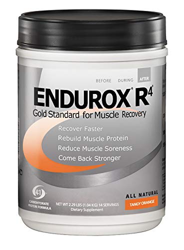 Endurox R4 nutrition label highlights protein, carbs, electrolytes, and antioxidants