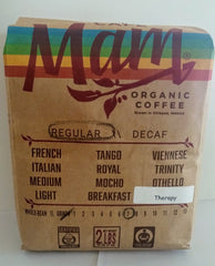 Cafe Mam Enema Coffee Organic 2 LBS packaging