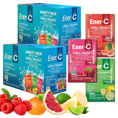 Ener-C multivitamin drink mix variety pack front view