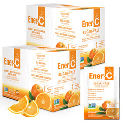 Ener-C Sugar Free Orange Drink Mix box with 60 sachets