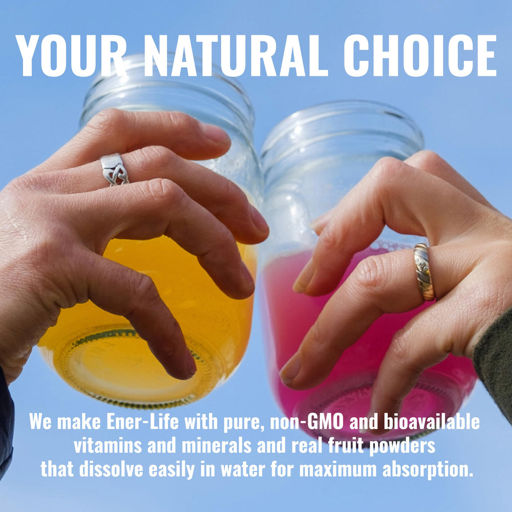 Real fruit juice powders used in Ener-C formula