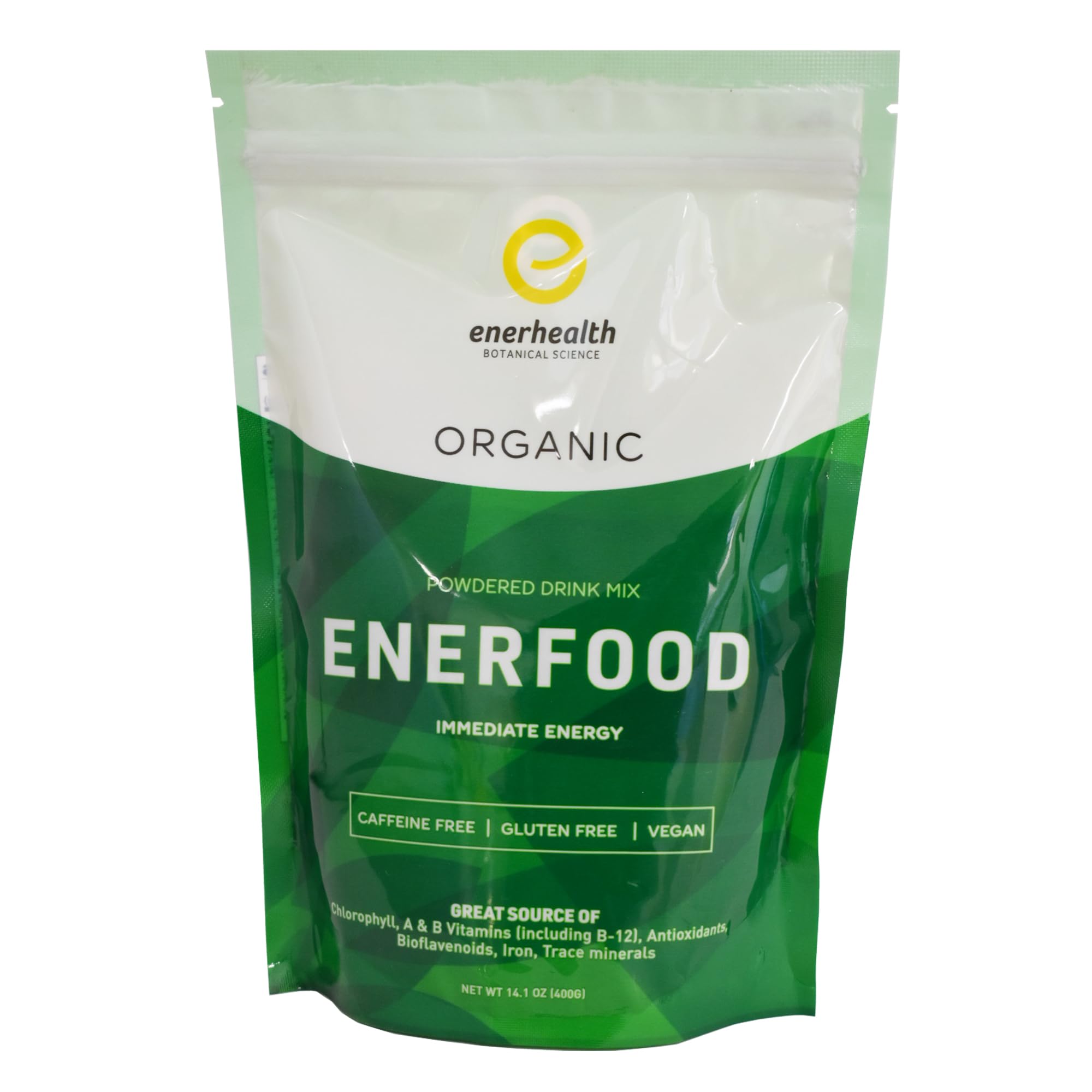 EnerFood Powdered Drink Mix canister front label – EnerHealth Botanicals