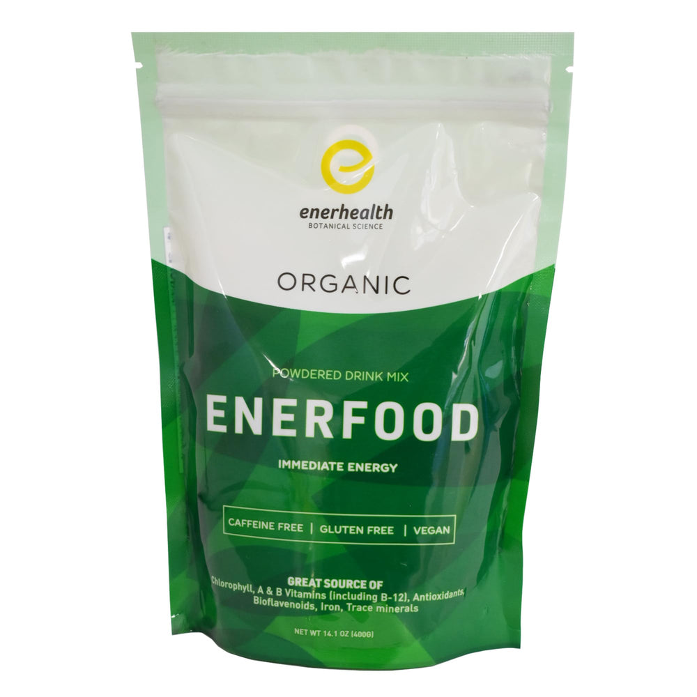 EnerFood Powdered Drink Mix canister front label – EnerHealth Botanicals