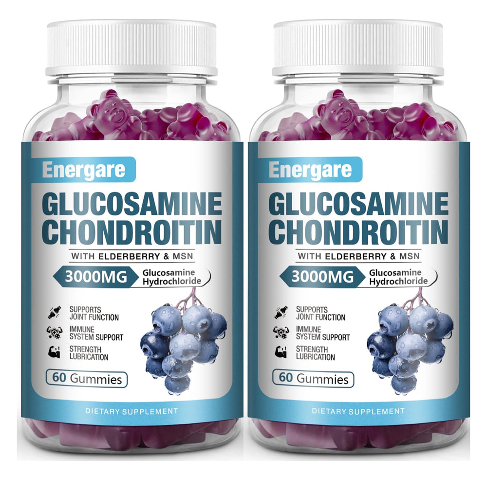 Energare 2-pack box and bottle displaying 120 gummies