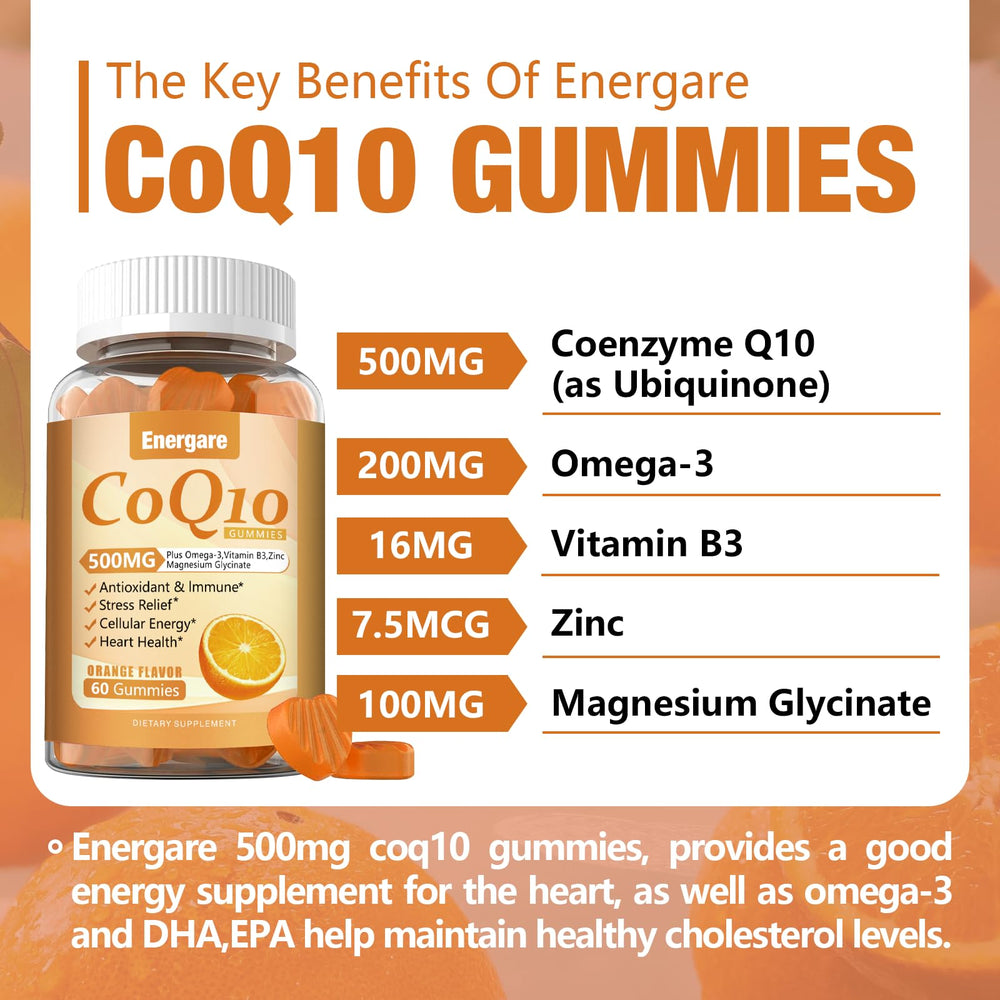 Gummies with Omega-3, Magnesium, Vitamin B3 and Zinc