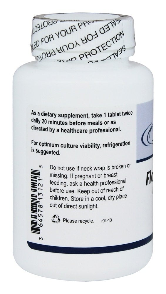 60 servings per container on Energetix Flora Chewable packaging