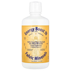Bottle of Energy Boost 70 Fulvic Minerals, 32 oz (946 ml)