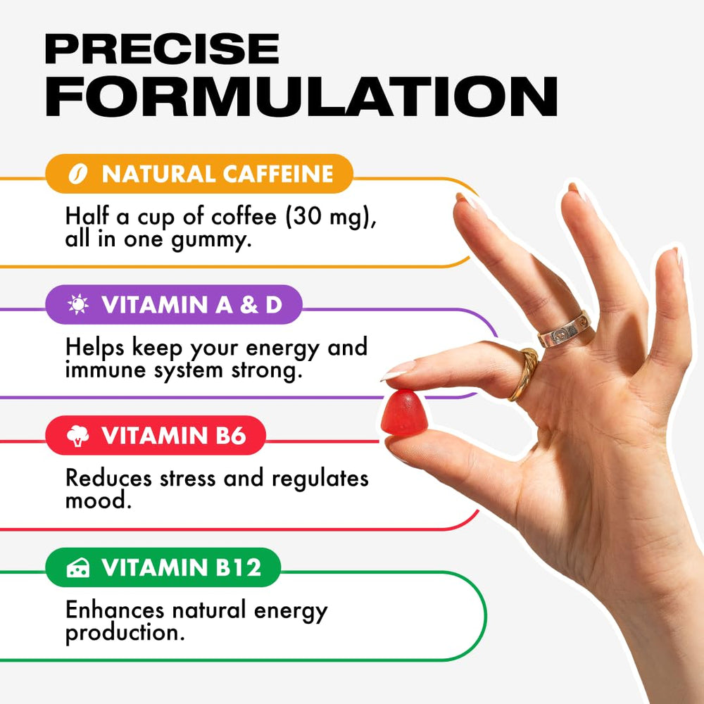 Energy Bytes Caffeine Gummies running use showing athletes fueling during a jog.