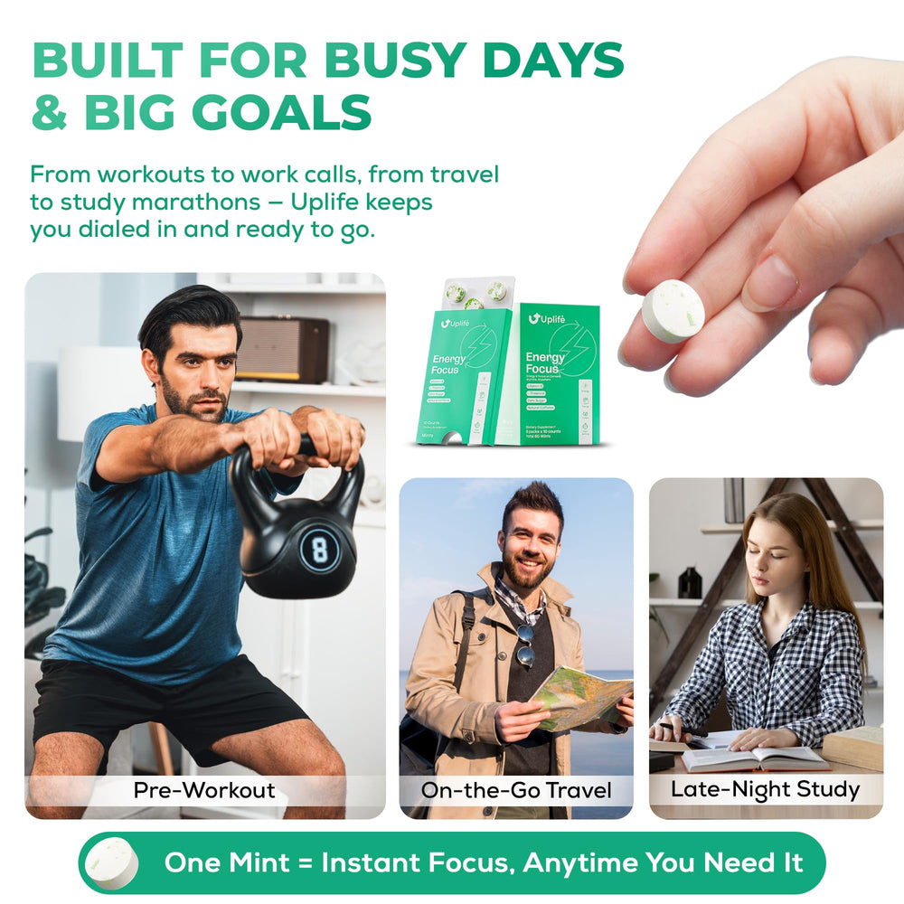 Vegan, keto-friendly Energy + Focus Mints product image