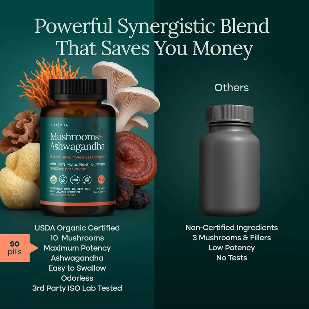 Energy and Focus Nootropic Mushroom Capsules