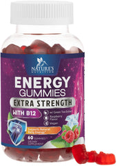 Energy Gummies 1000mcg Berry flavor bottle front