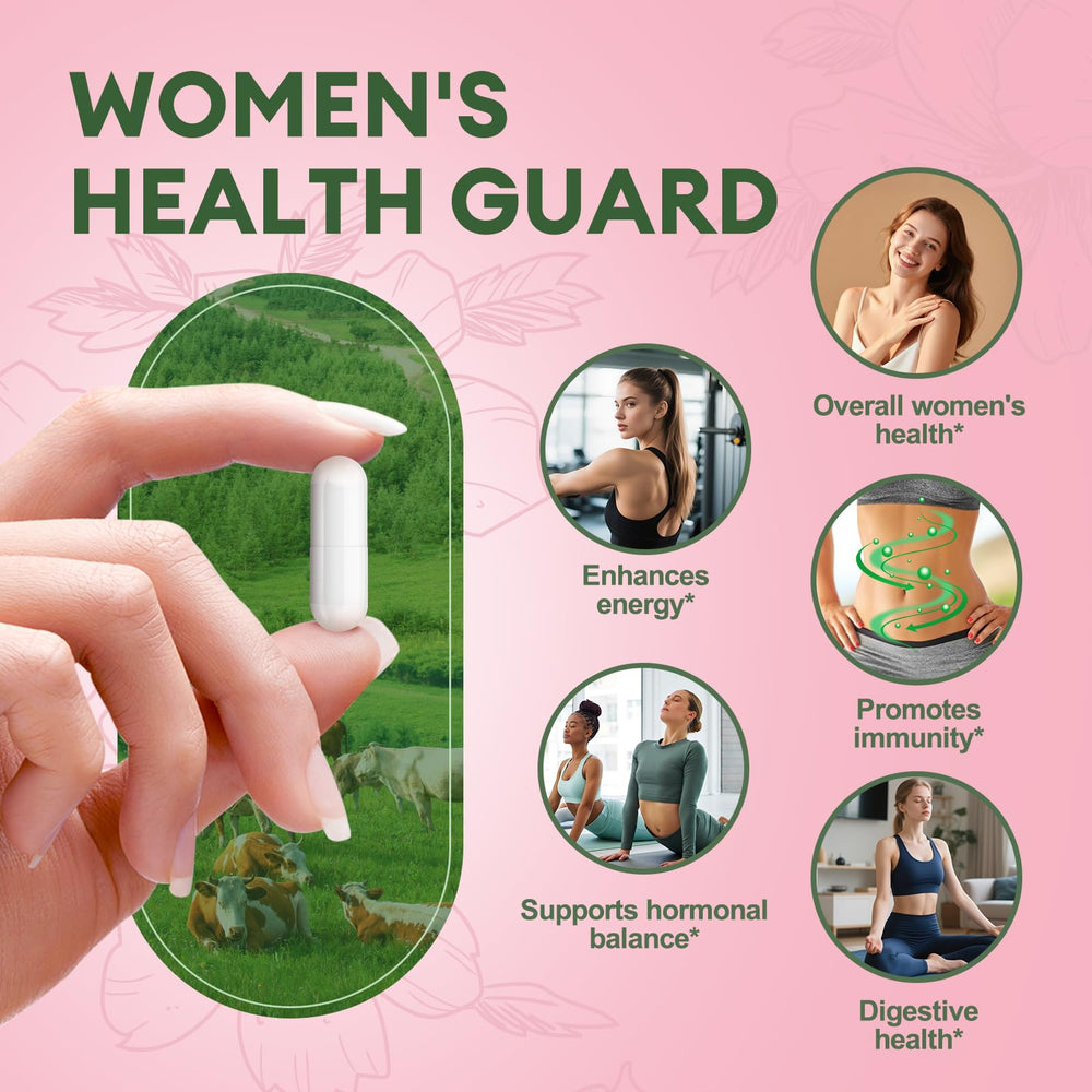 Beef organ blend for energy and hormonal support in women.