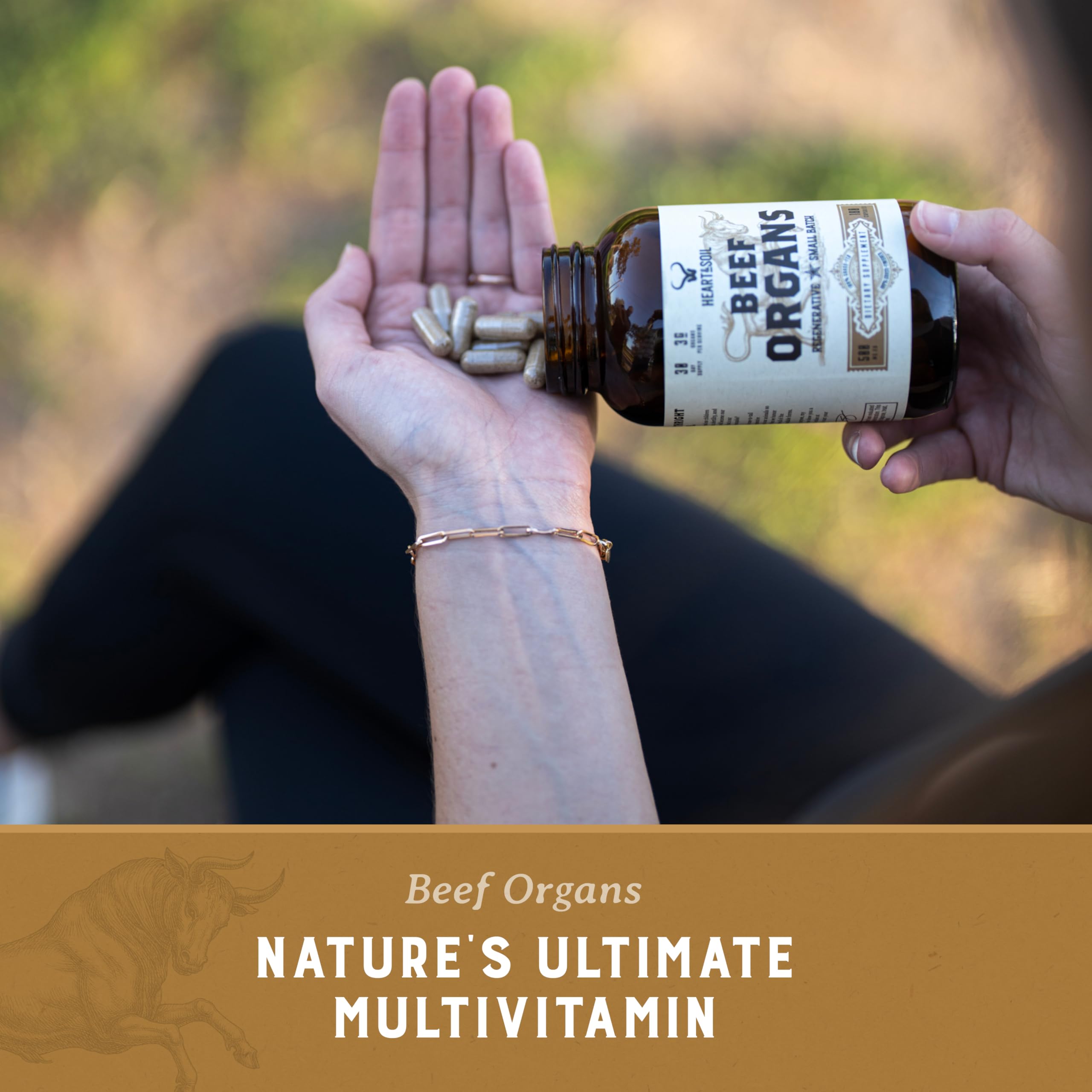 Energy and mood benefits from beef organ supplement