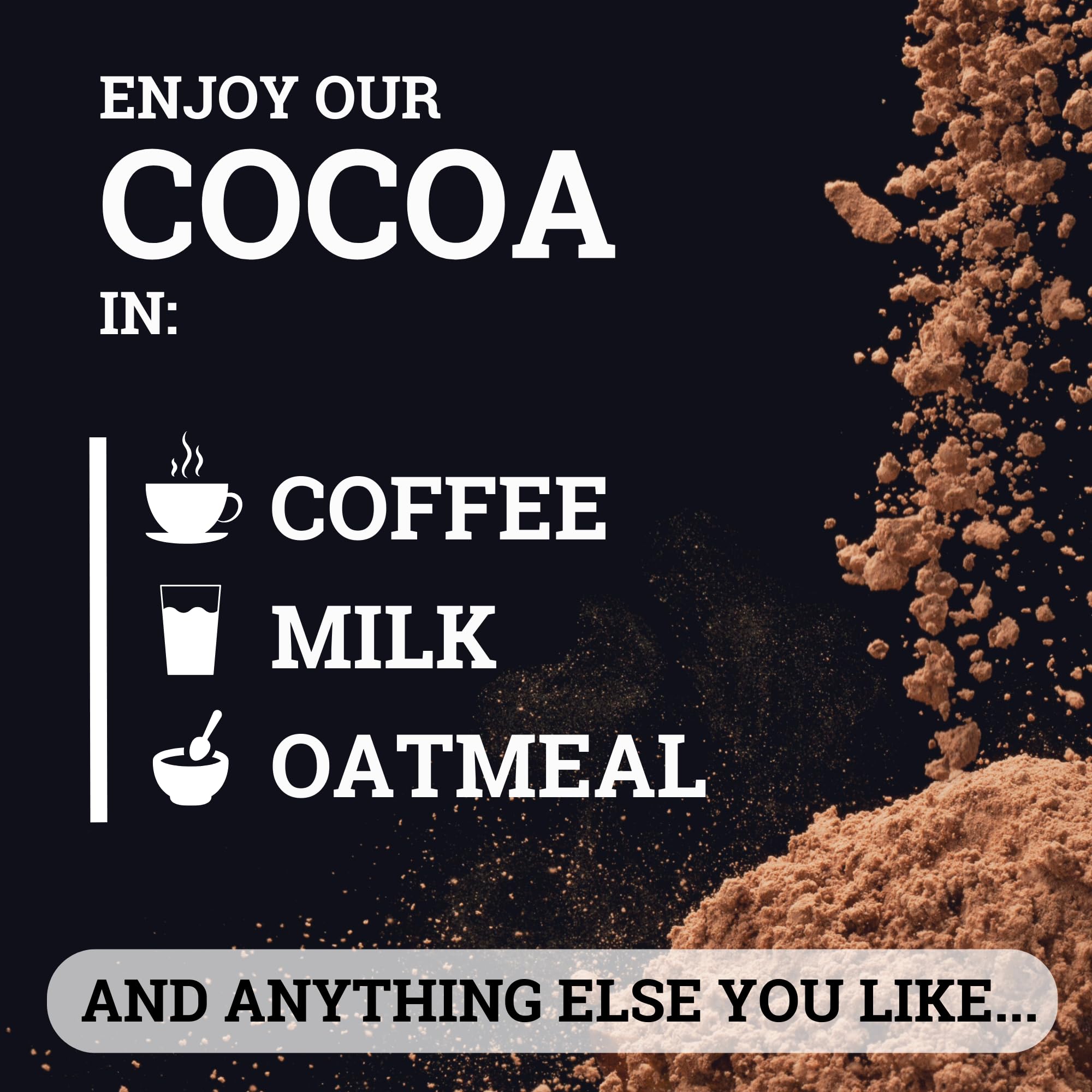 Energy and performance cocoa supplement lifestyle image