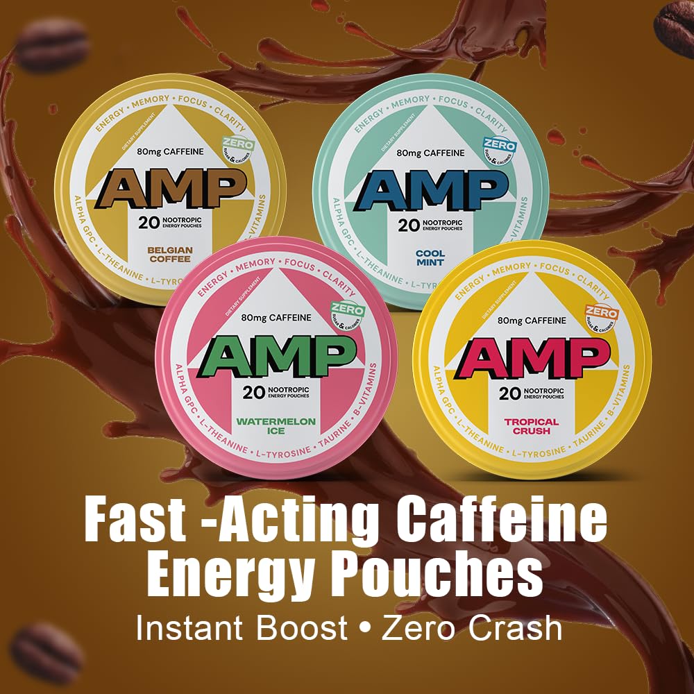 Cool Mint flavor energy pouch