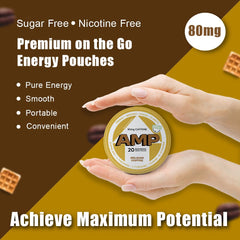 Sugar-free nicotine-free energy pouches packaging