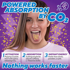 Energy Rocks No Water Pineapple Mango Crystals provide sustained focus and a flavorful lift.