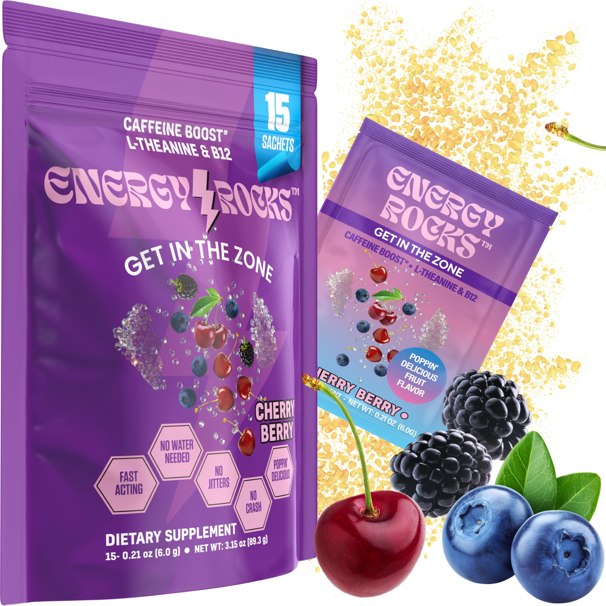 Energy Rocks women-focused design for on-the-go workouts.