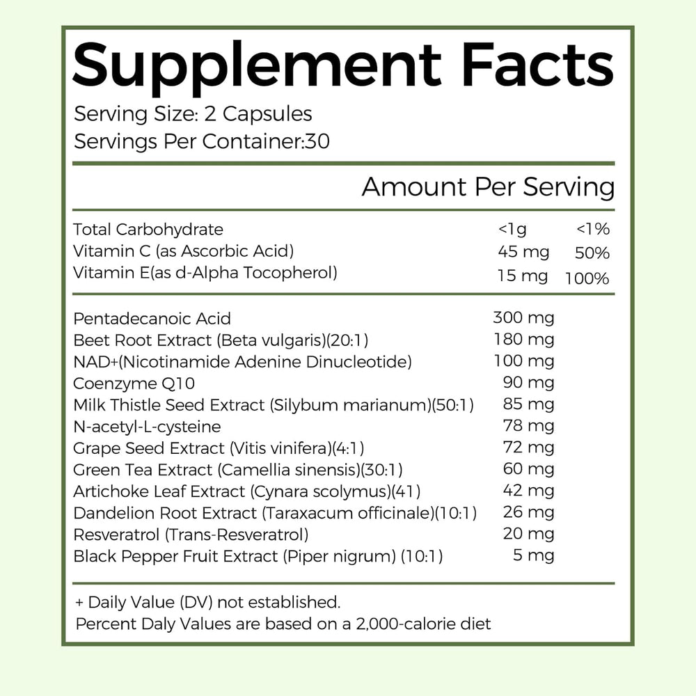 Packaging and box layout for Engtozl Pentadecanoic Acid
