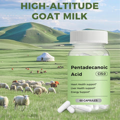 Back of bottle packaging showing 60 capsules per bottle, 2-pack