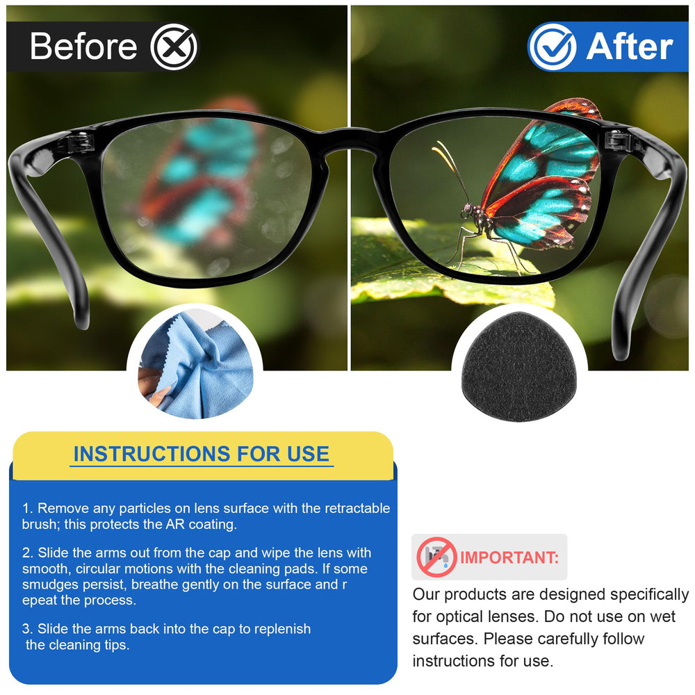 Triangular cleaning pad design to remove fingerprints