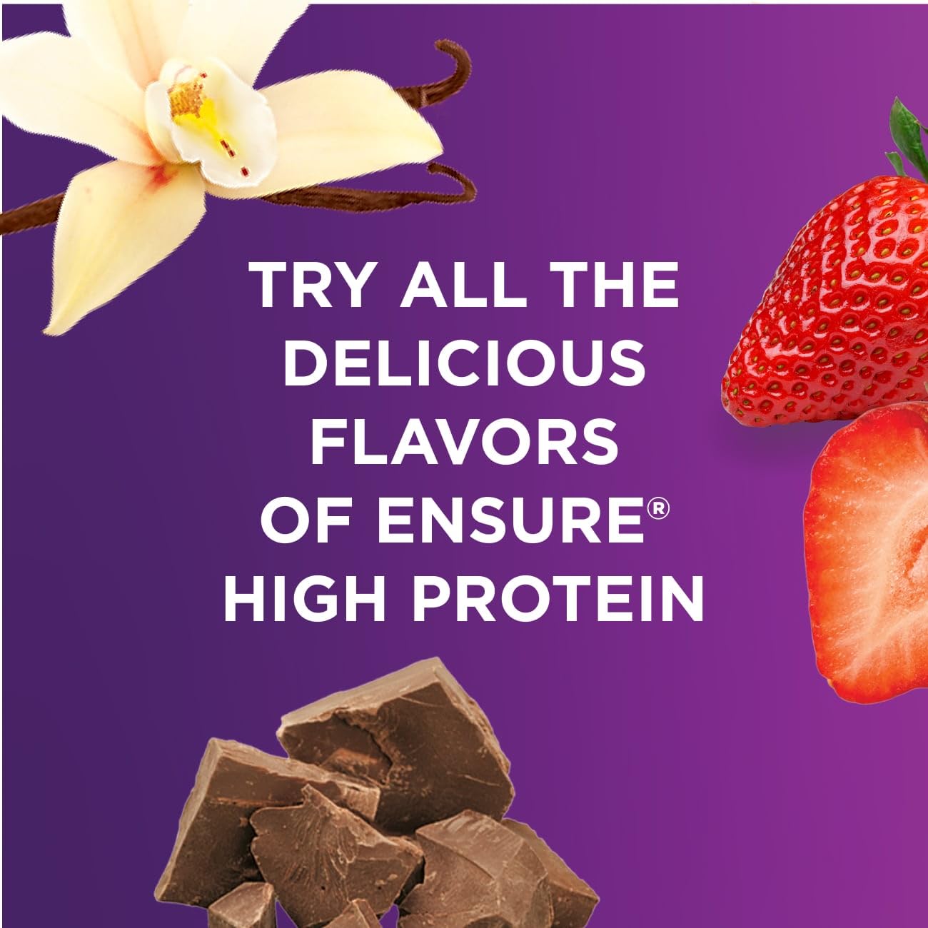 Graphic highlighting immune support for Ensure High Protein shake