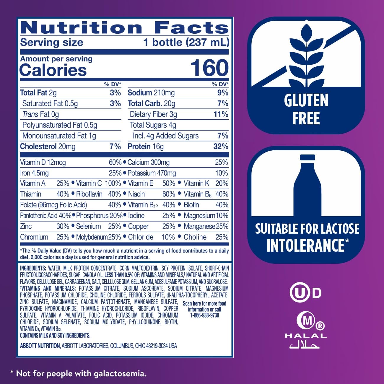 Ensure High Protein Vanilla Shake for on-the-go consumption