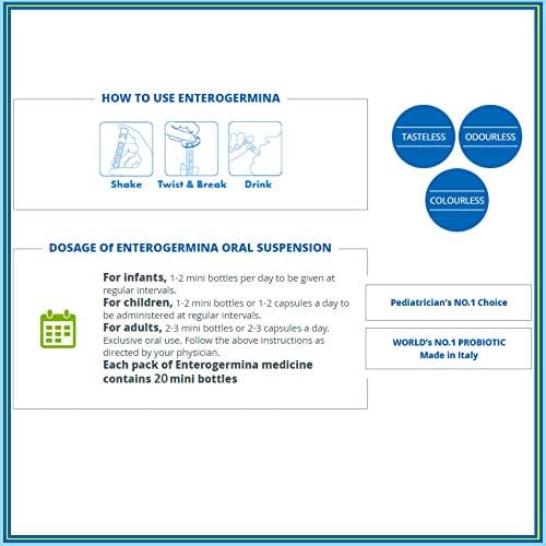 Label showing Bacillus Clausii probiotic and 2 billion CFU