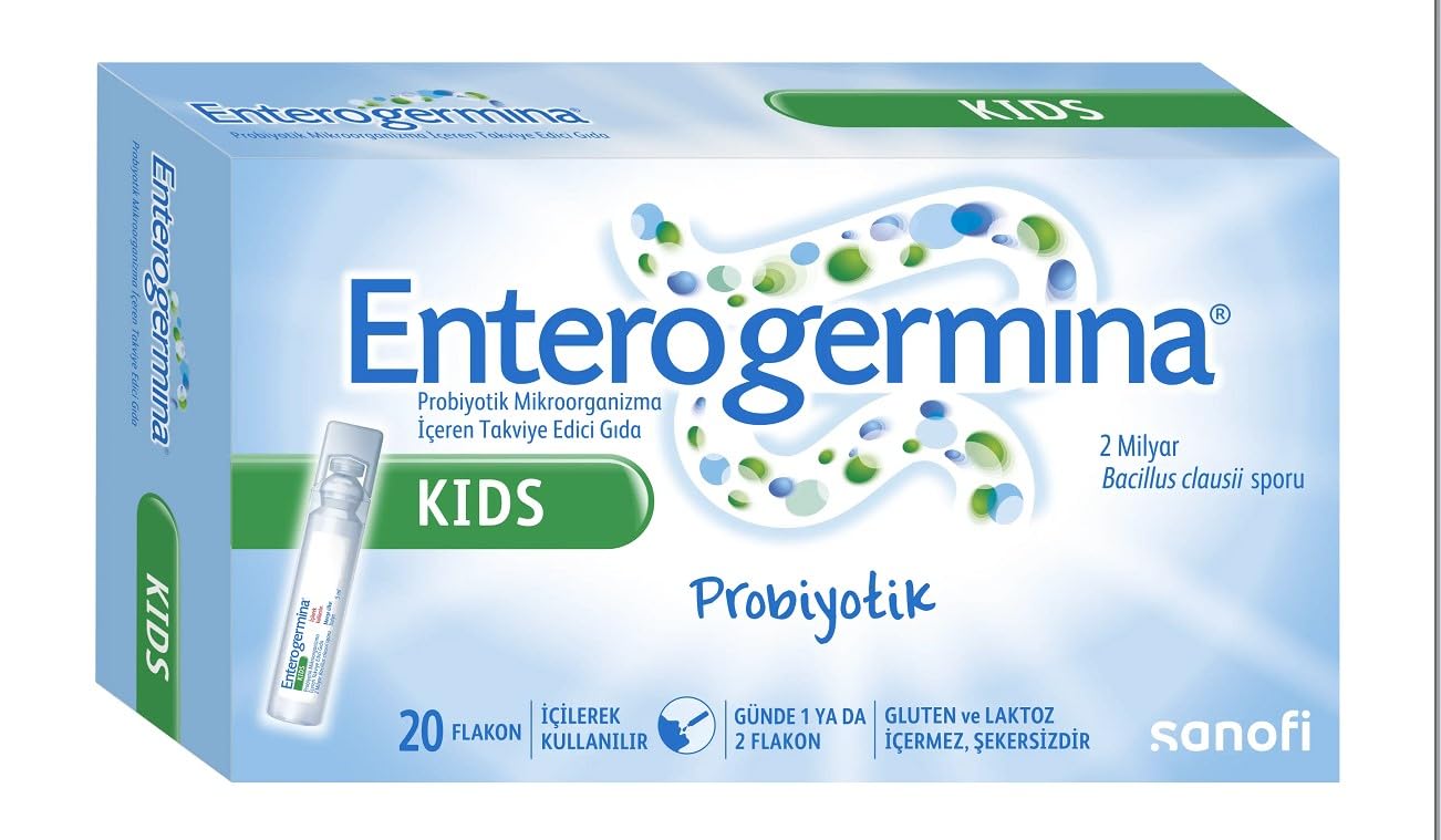 Back view of Enterogermina Kids 20 Vials Pack