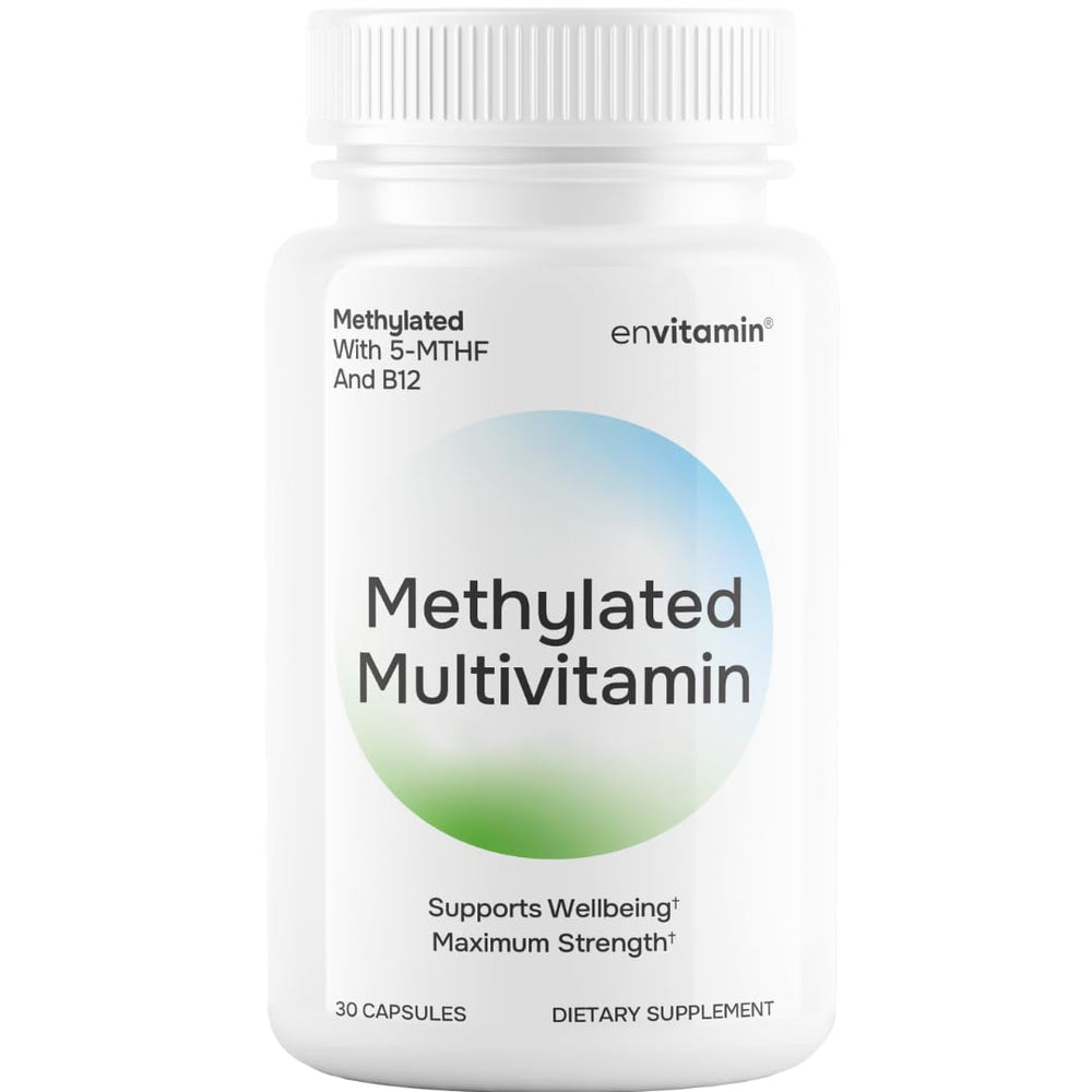 envitamin methylated multivitamin bottle label
